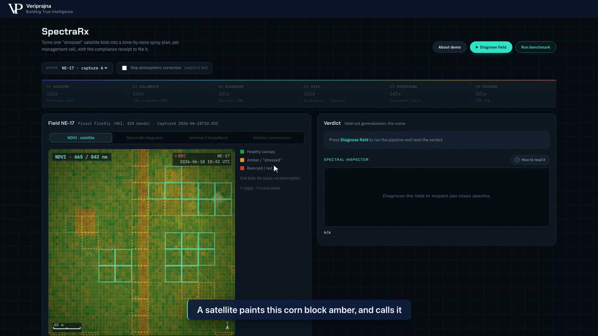 Hyperspectral AI for Precision Agriculture: SpectraRx