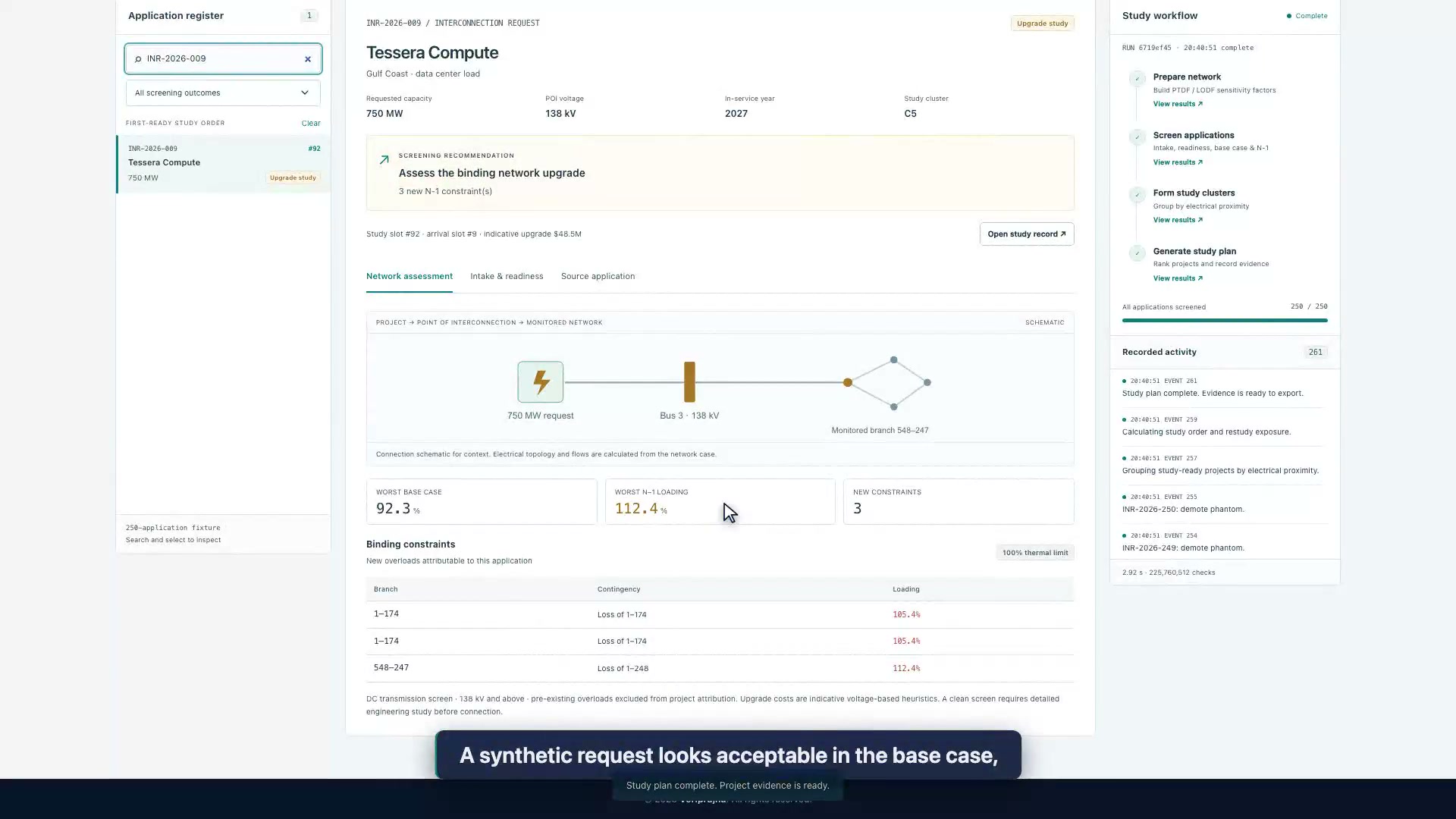 Keep application AI advisory in interconnection planning